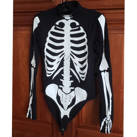 NEW Sexy & chic skeleton bodysuit, NWT - Picture 1 of 7